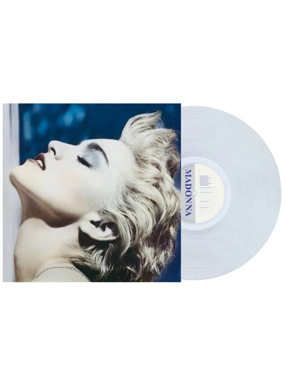 SEALED! Madonna True Blue Clear Vinyl